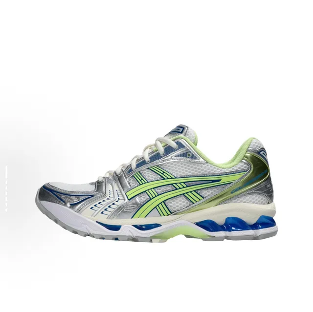 ASICS Gel-Kayano 14 أحذية جري بيضاء سوداء فضية 23