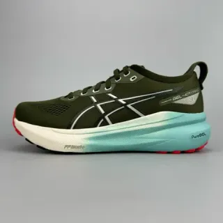 ASICS Gel-Kayano 31 Army Green Cyan Running Shoes