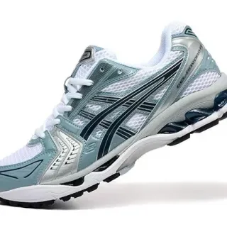 ASICS Gel-Kayano Light Teal White Silver Running Shoes