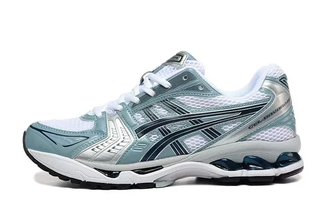 ASICS Gel-Kayano Light Teal White Silver أحذية جري 2
