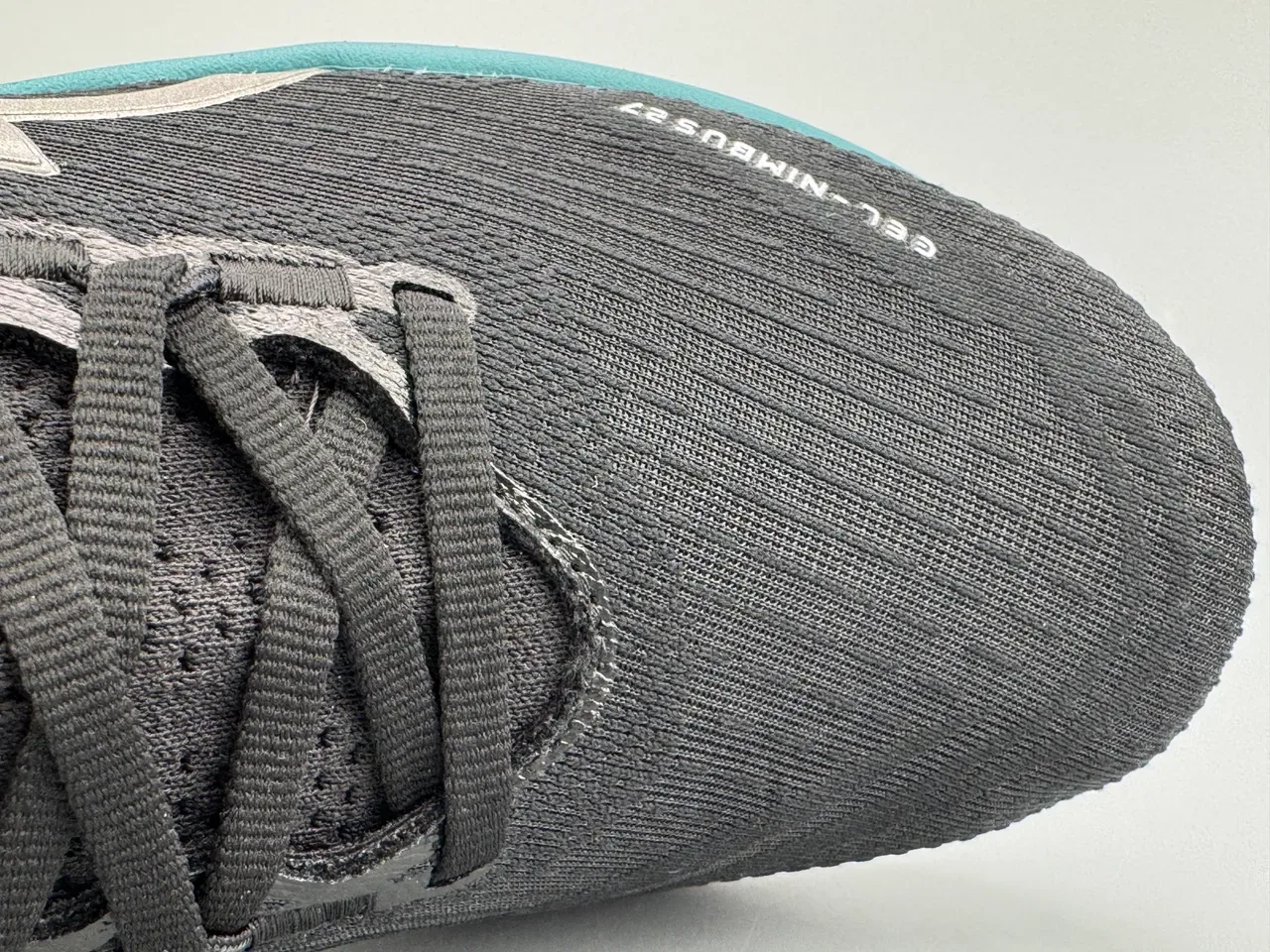 ASICS Gel-Nimbus 27 Black Teal Running Shoes 3