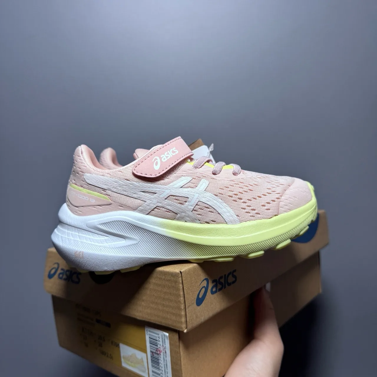 ASICS GT-2160 Enfants Orange Jaune Dégradé Chaussures de running 19