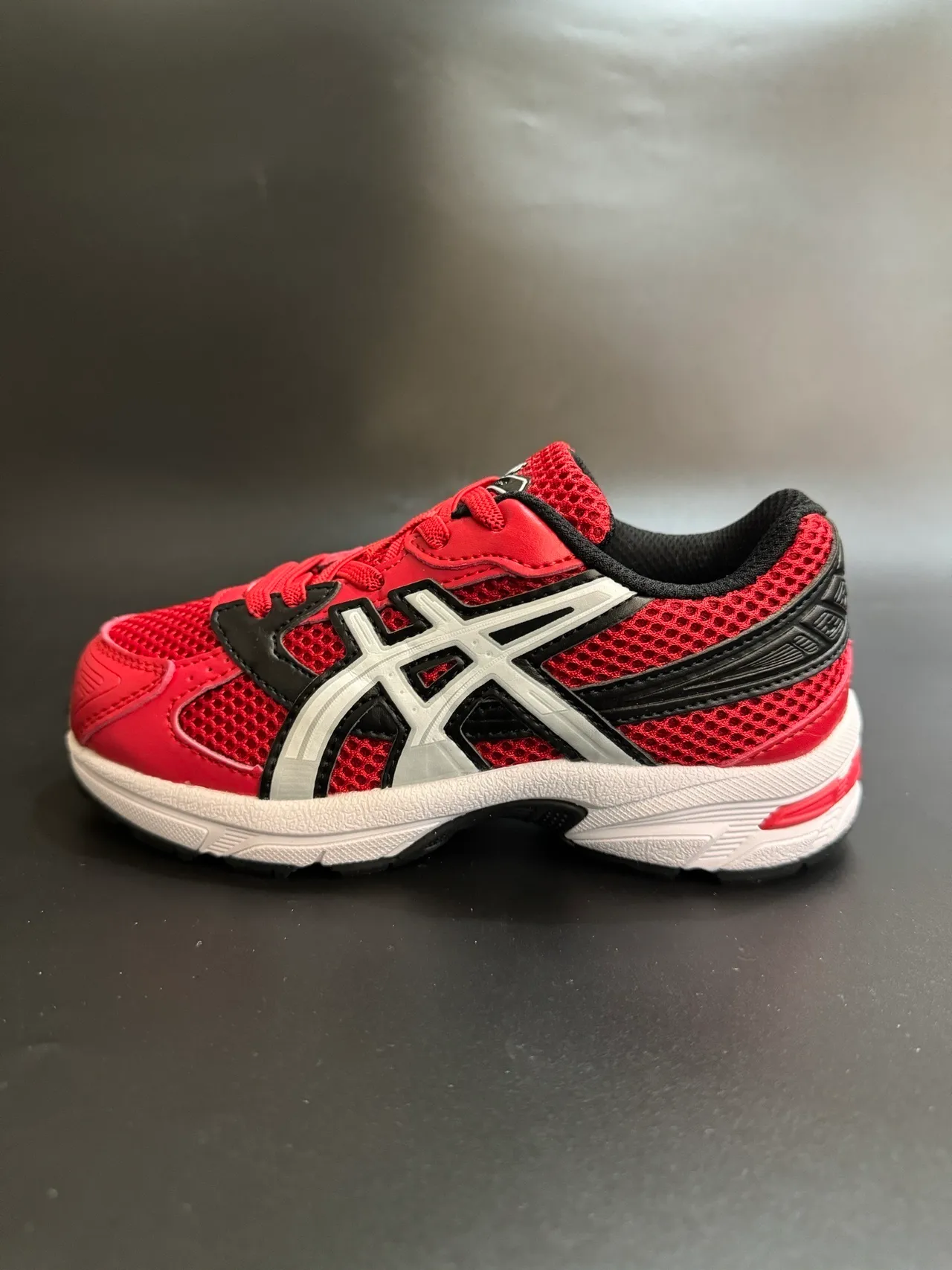 ASICS Branco Azul tênis de corrida low-top de malha e sintético superior 10