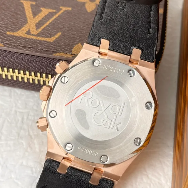 Audemars Piguet Royal Oak Offshore Rose Gold Black Dial Mechanical Watch 5