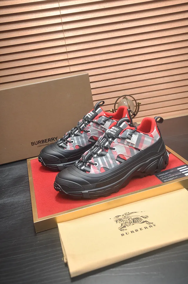 Balenciaga Black Multicolor Oversized Sole Plaid Textile Upper Chunky Sneakers 4