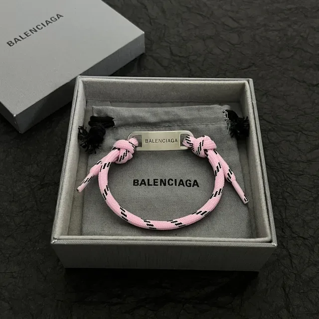 Balenciaga ID Bracelet Rose Sangle Paracord 4