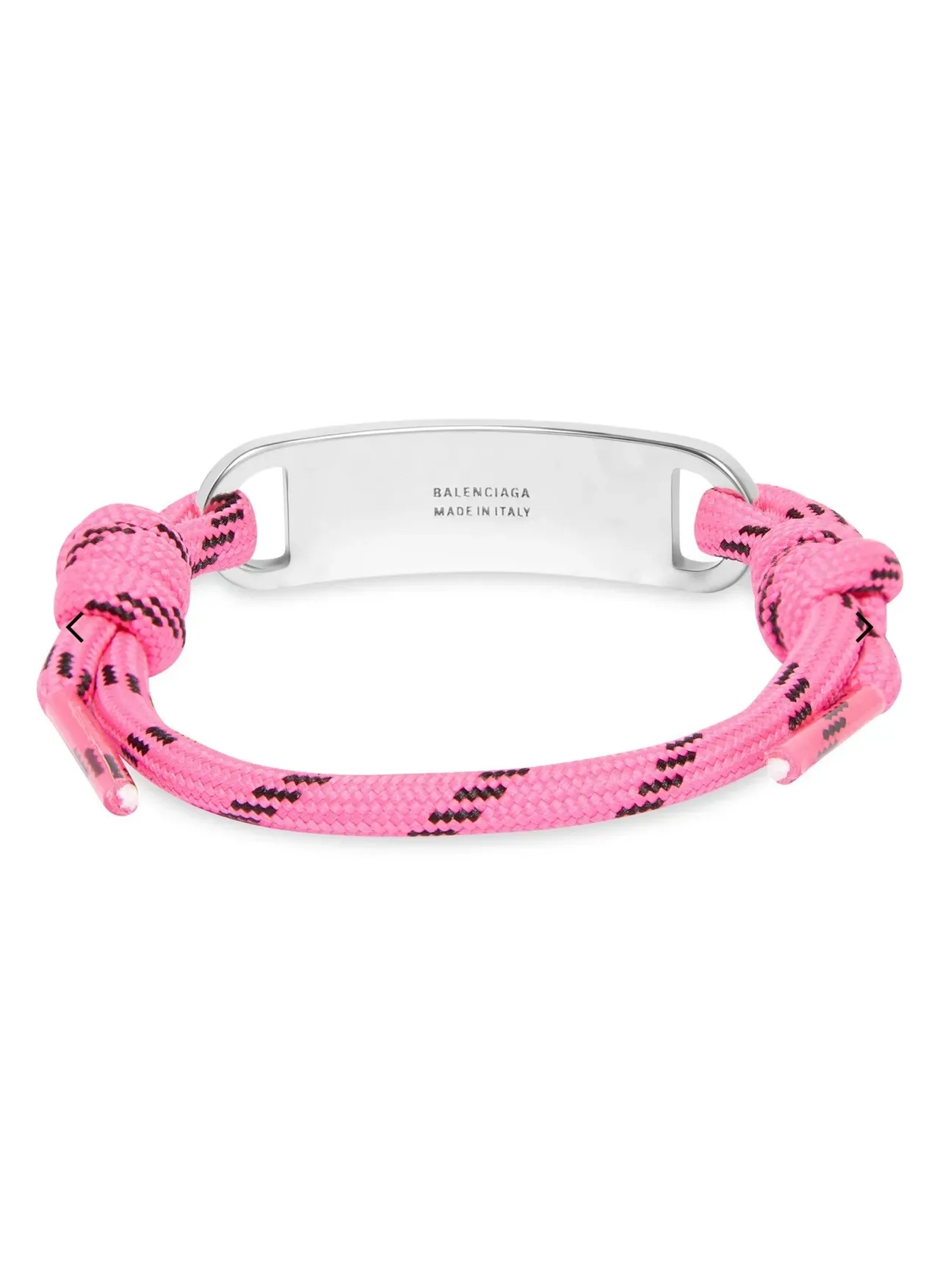Balenciaga ID Bracelet Rose Sangle Paracord 8