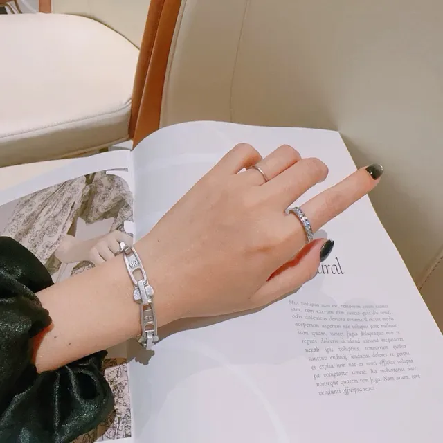 Balenciaga Chaîne Industrielle Maillon Argent Mat Métal Bracelet 2