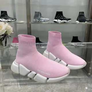 Balenciaga Speed Trainer Pink Sock-Fit Lifestyle Sneakers