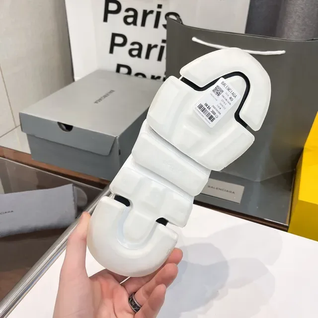 Balenciaga Speed Trainer Sneakers Lifestyle Blancas à Enfilage de Chaussette 3