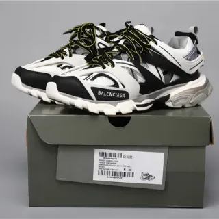 Balenciaga Track Sneaker أبيض/رمادي/أسود حذاء كاجوال