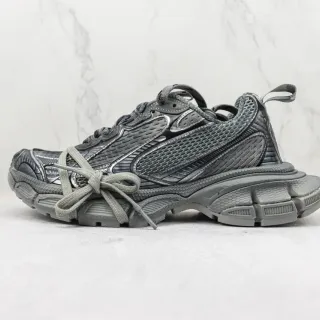 Balenciaga Track Trainer Monocromático Gris Zapatillas Chunky