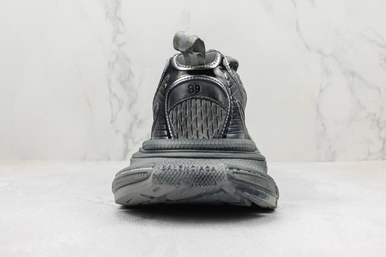 Balenciaga Track Trainer Cinza Monocromático Tênis Chunky 9