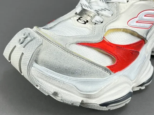 Balenciaga Track Trainer Sneakers Chunky Blanc Rouge Noir 9