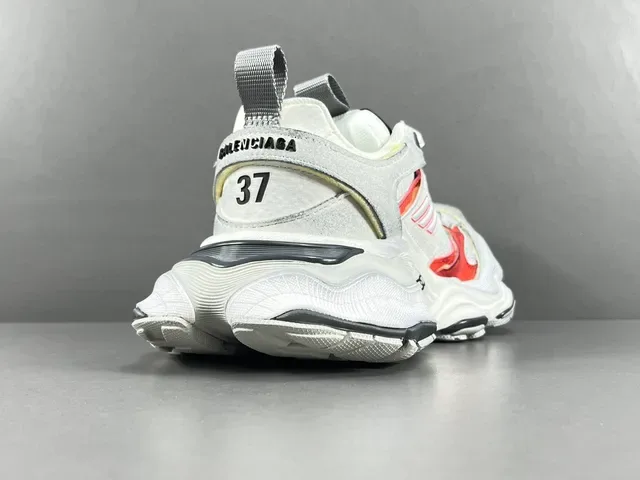 Balenciaga Track Trainer Sneakers Chunky Blanc Rouge Noir 14