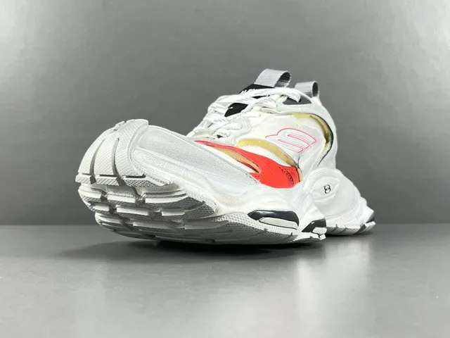 Balenciaga Track Trainer Sneakers Chunky Blanc Rouge Noir 15