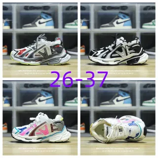 Balenciaga Track Trainer أبيض أحمر أسود رمادي أصفر نيون سينيكرز تشونكي