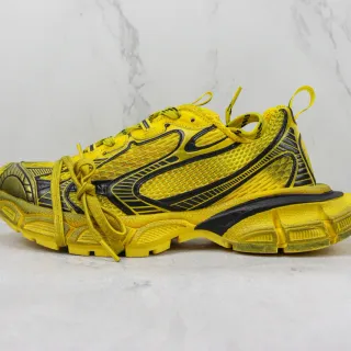 Balenciaga Track Trainer حذاء رياضي أصفر أسود سميك