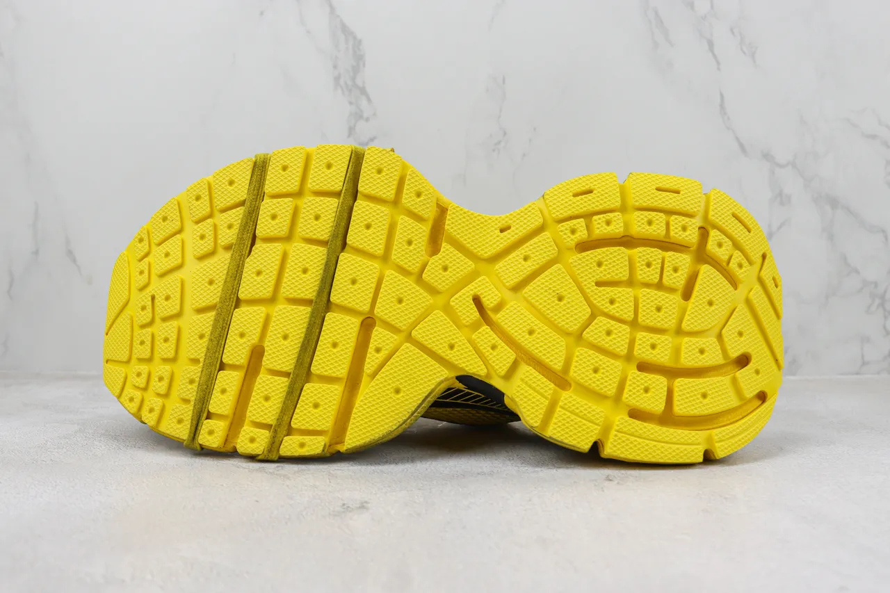 Balenciaga Track Trainer tênis chunky amarelo preto 8
