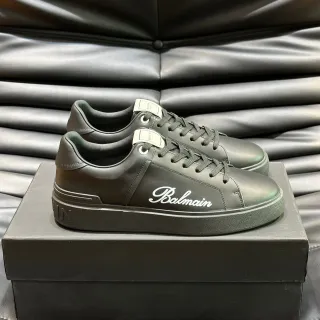 Balmain B-Court Black Leather Lifestyle Sneakers