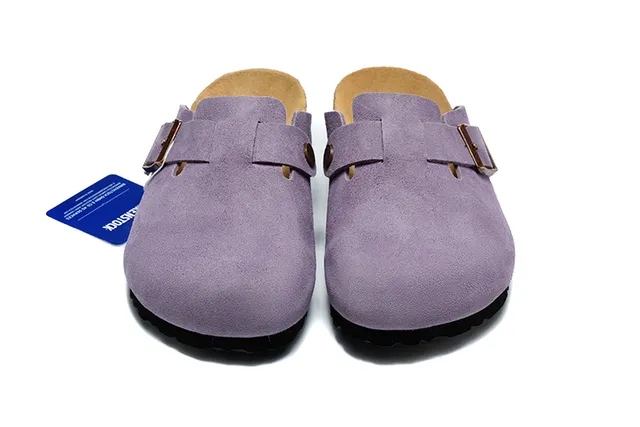 Birkenstock Arizona Lavande Suède Sabot 4