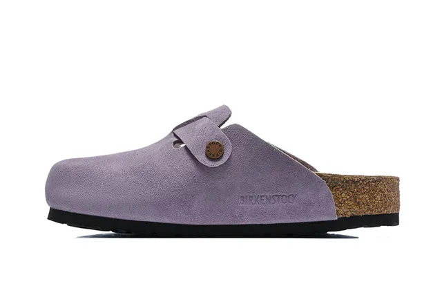 Birkenstock Arizona Lavande Suède Sabot 5