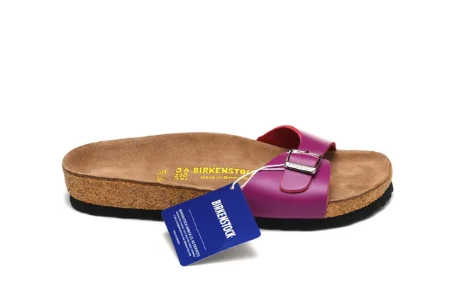 Birkenstock Arizona Magenta Leather Casual Sandals 2