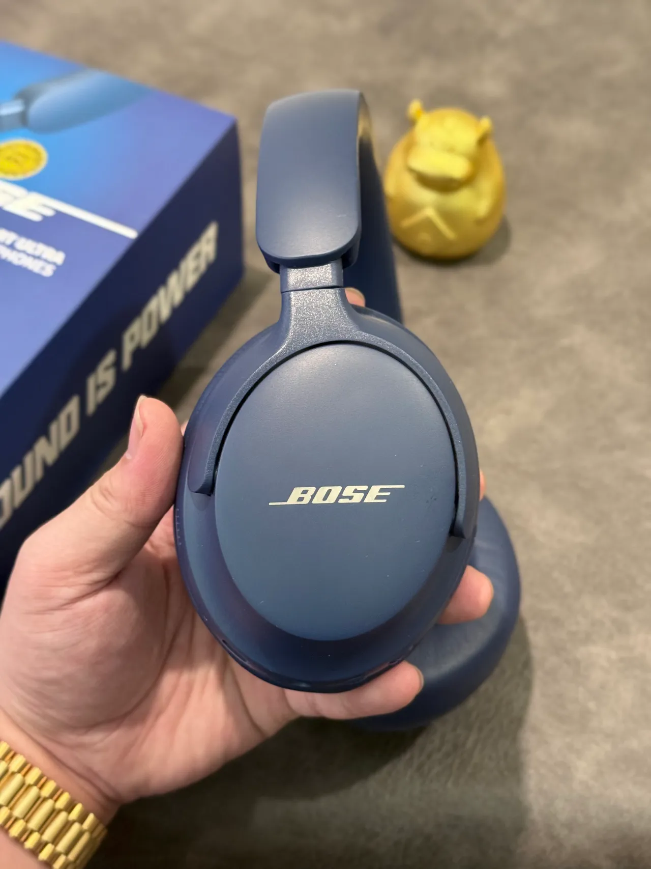 Bose QuietComfort Ultra Headphones Navy Blue Over-ear Headphones 12