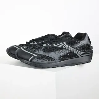 Bottega Veneta Andiamo 黑灰网面混合运动鞋
