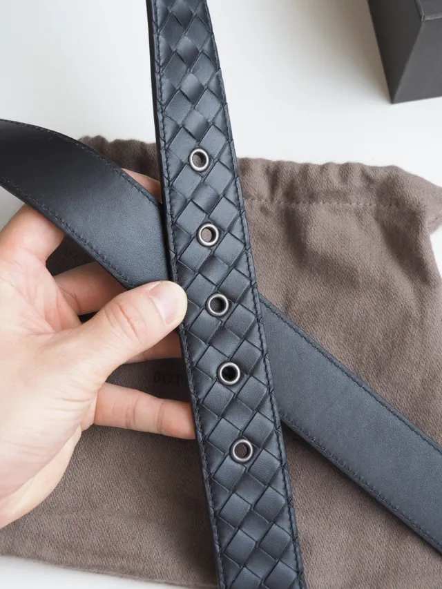 Bottega Veneta Cassette Intrecciato ceinture en cuir tressé 3