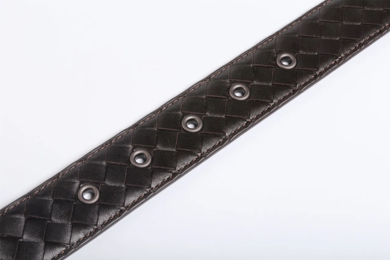Bottega Veneta Cassette Intrecciato Ceinture en cuir tressé 4