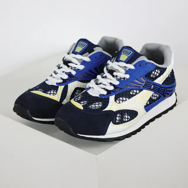 Bottega Veneta Cassette Chaussures Lifestyle Mesh Et Daim Panneau Cage-Style Overlays Synthétiques 2