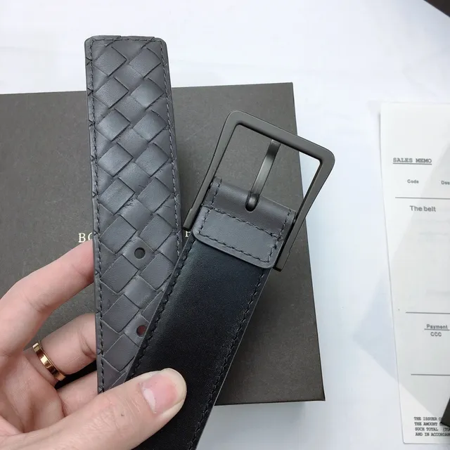 Bottega Veneta Intrecciato cinto de couro trançado 8