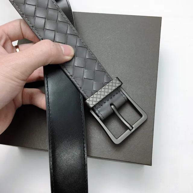 Bottega Veneta Intrecciato cinto de couro trançado 9