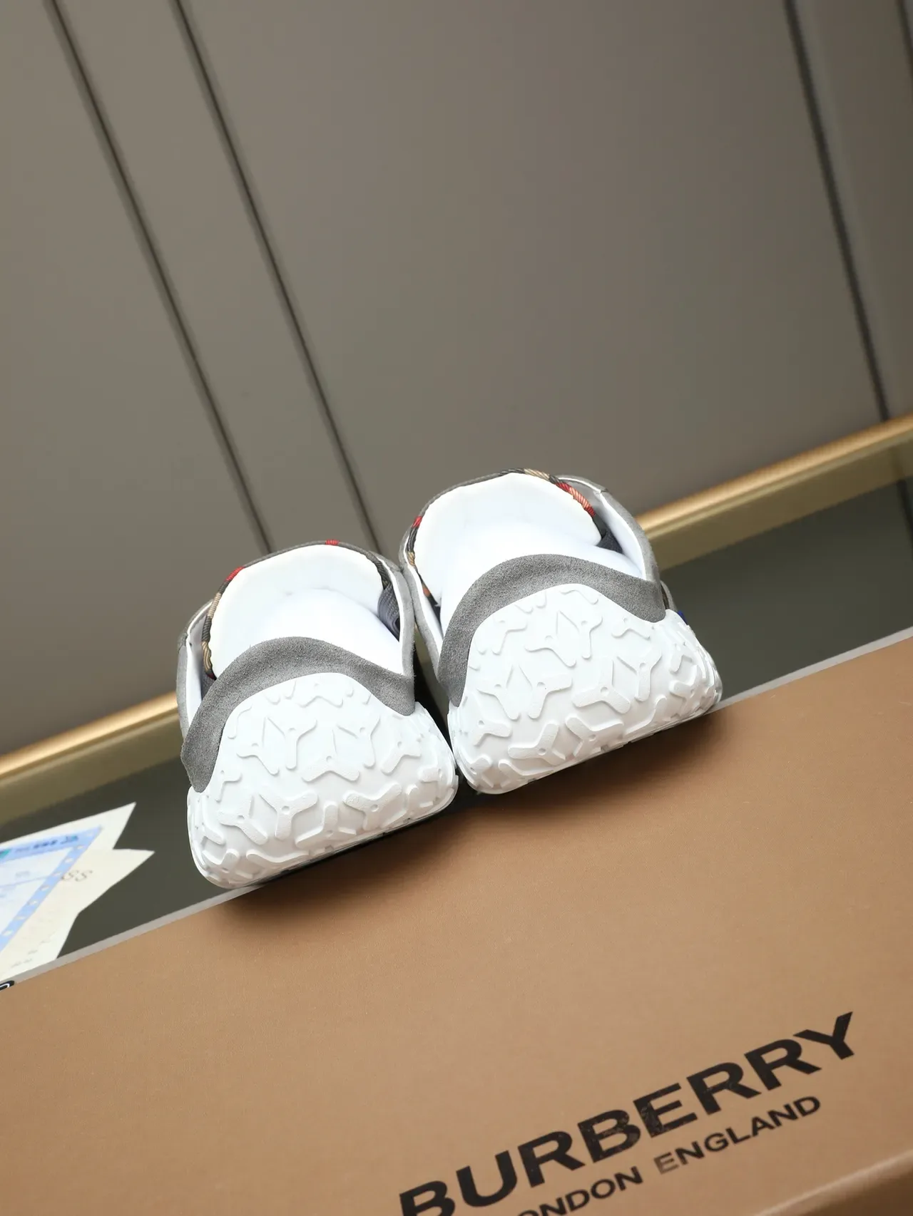 Burberry Check and Suede Lifestyle Sneaker 3