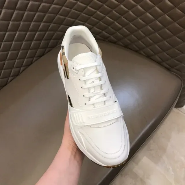 Burberry Knight White and Haymarket Check sneakers lifestyle 8