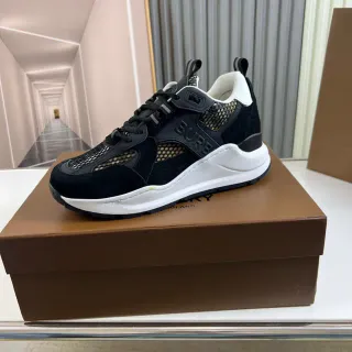 Burberry Runner Black and White Chunky Sneakers