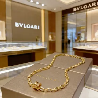 Bvlgari B.zero1 Rock Gold Pavé Chain Necklace
