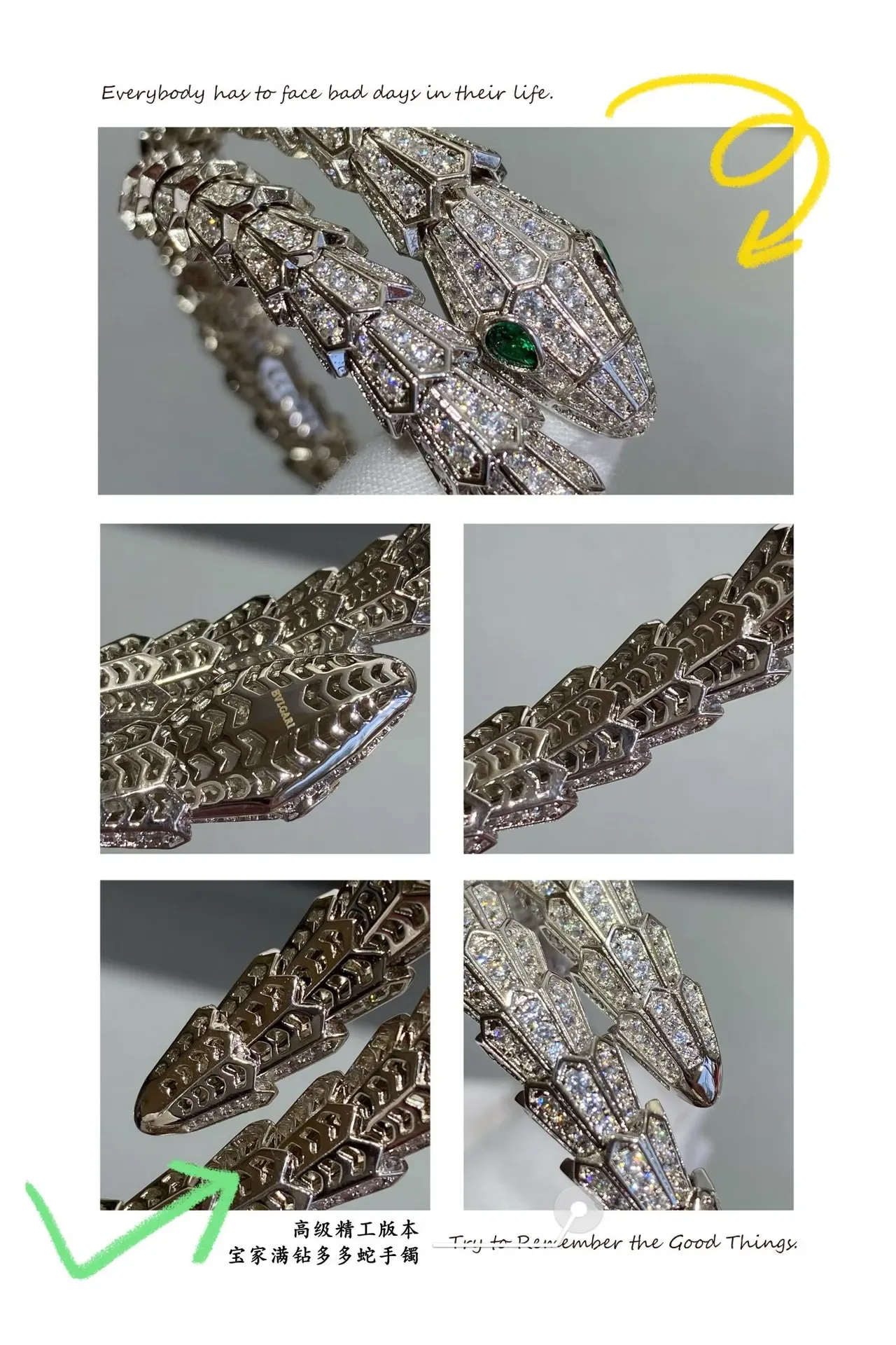 Bvlgari Serpenti Pavé Diamond Coiled Serpent Bracelets 5