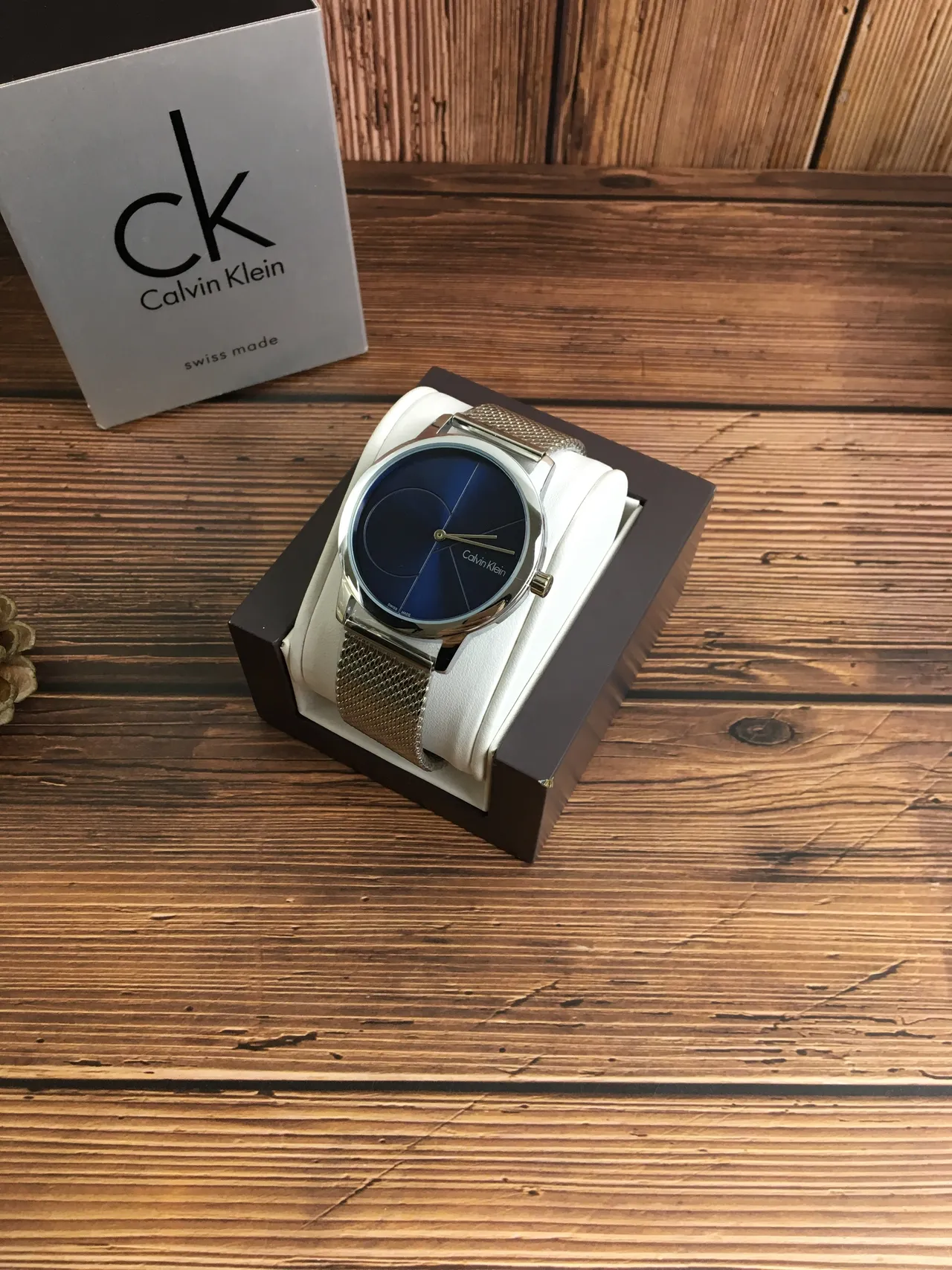 Calvin Klein Minimalist Blue Dial Quartz Watch 2