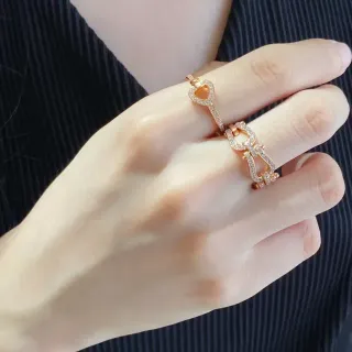 Cartier Juste un Clou and Love Open Heart Pavé Rings