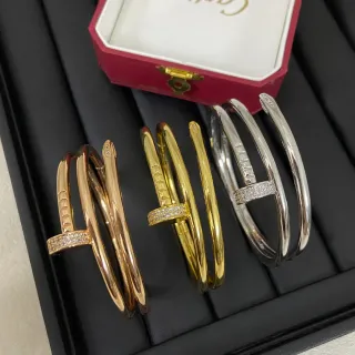 Cartier Juste un Clou Bracelet Rose Gold Yellow Gold White Gold Bracelets