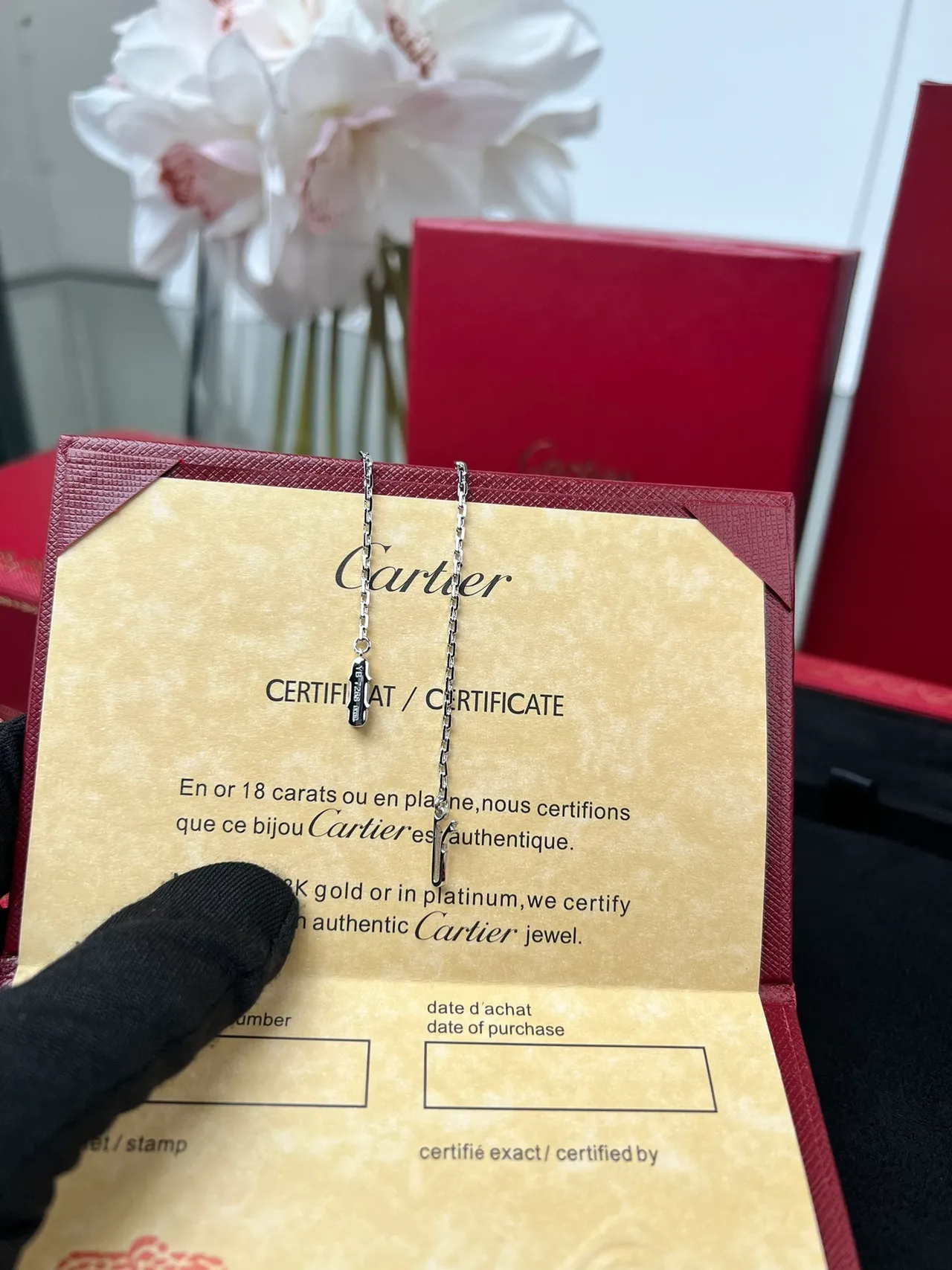 Cartier Juste un Clou গোলাকার পেন্ডেন্ট নেকলেস 3