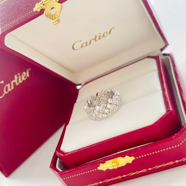 Cartier Juste un Clou Multi-Row Pave Diamond Ring 4
