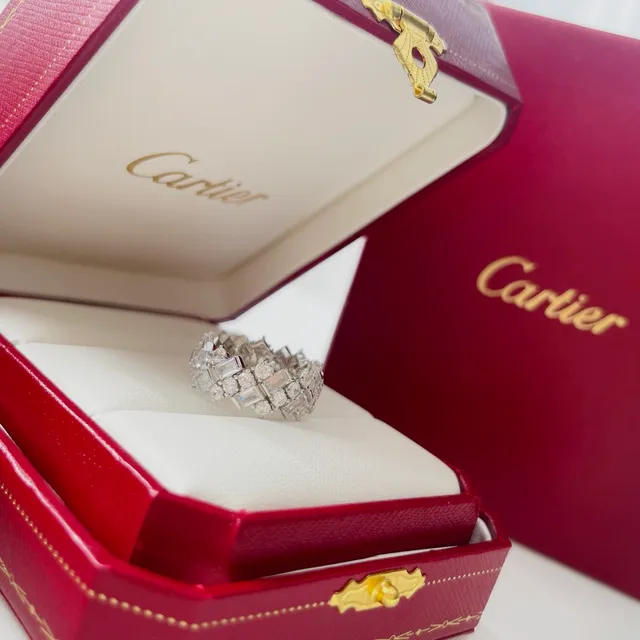 Cartier Juste un Clou Multi-Row Pave Diamond Ring 5