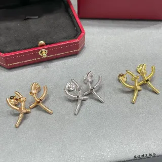 Cartier Juste un Clou Pendientes con motivo de tornillo