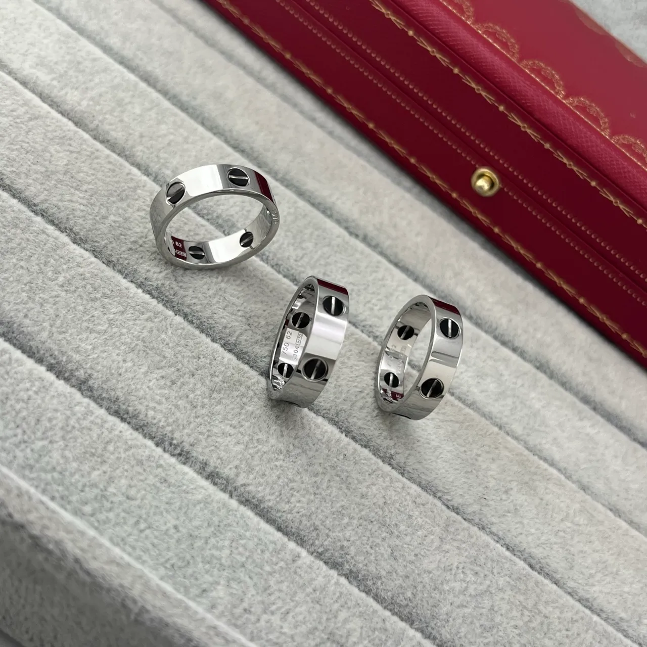 Cartier Juste un Clou فضي أسود نقشة المسمار متكامل حلقة سوار 7