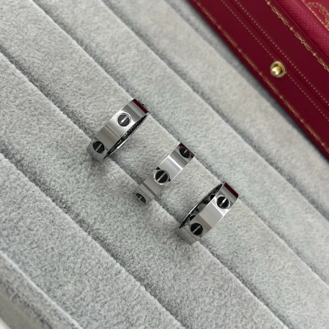 Cartier Juste un Clou فضي أسود نقشة المسمار متكامل حلقة سوار 9
