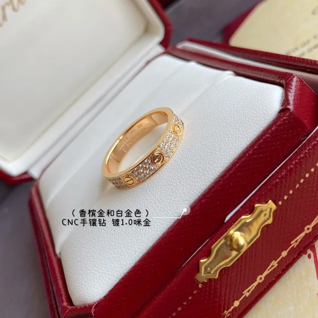 Cartier Juste un Clou Bague en or bi-ton avec pavé de diamants 3