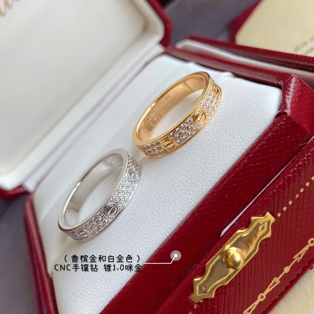 Cartier Juste un Clou Bague en or bi-ton avec pavé de diamants 4